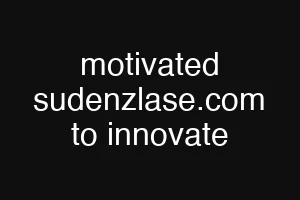 motivated sudenzlase.com to innovate